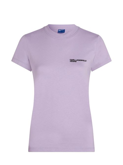 T-shirt viola in cotone Karl Lagerfeld jeans | A1W17004740